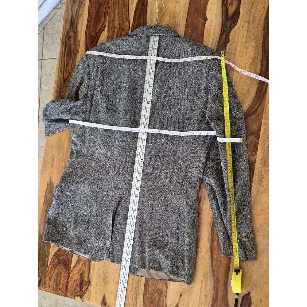 Robert Stock Vintage Wool Textured Blazer 43 Long